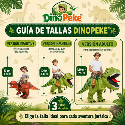DinoPeke™ — Disfraz de Dinosaurio